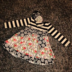 serendipity dress with matching headband